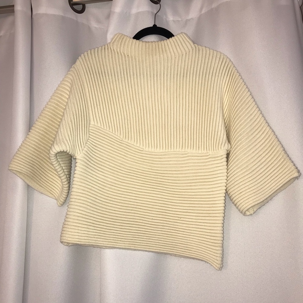 J.O.A. cream sweater shell